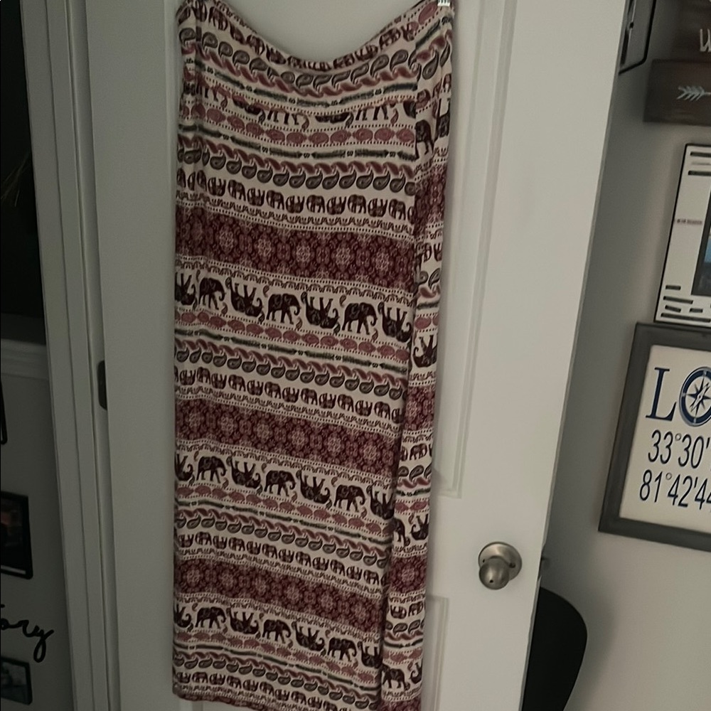 Rue21 Red Pencil Maxi Skirt Resort Wear